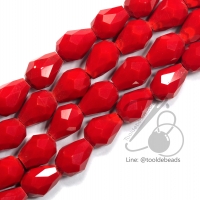 คริสตัลโมดาห์ 6*9มม. สีแดงขุ่น (70 เม็ด)