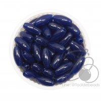 ลูกปัดกิโล ตราจระเข้ เม็ดข้าว 13มม. สีสด สีกรม (1 กิโลกรัม)