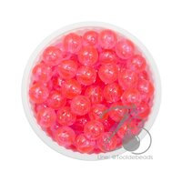 (500 กรัม) ลูกปัดกิโล ตราจระเข้ 8มม. สีใส สีโอรส