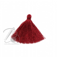 พู่ไหม 28มม. สีแดง (3 ชิ้น)