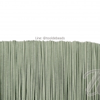 ยางยืด เส้นกลม 1.5มม. สีเทาอมเขียว (144 หลา)
