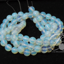 หิน มุกดาหาร (moonstone) 8มม. (46 เม็ด) SKU-01381