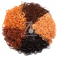 หนังยางรัดผม สีผสม 02 เส้นจิ๋ว (1 กิโลกรัม) SKU-05313