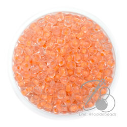 OK Brand ลูกปัดเม็ดทราย 6/0 สอดไส้ สีส้ม (15 กรัม) SKU-14878