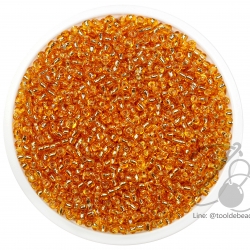 ลูกปัดเม็ดทราย 12/0 สีทอง (450 กรัม) SKU-04060