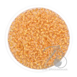 OK Brand ลูกปัดเม็ดทราย 8/0 สอดไส้ สีเหลืองเข้ม (450 กรัม) SKU-09043