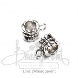 ลูกปัดโรเดียม 76 10มม. ตัวห้อยจี้ (1 ชิ้น) SKU-03528