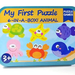 จิ๊กซอว์ไม้พร้อมส่ง หลากหลายแบบ สีสันสดใสแบบเล่นได้แบบ 6 IN 1