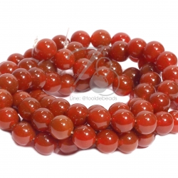 หิน Carnelian 8มม. (47 เม็ด) SKU-00998