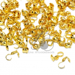 ตัวปิดปม สีทอง (80 ชิ้น) SKU-06957