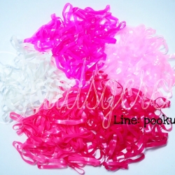 หนังยางรัดผม 3.5มม. สีผสม 14 เส้นใหญ่ (1 กิโลกรัม) SKU-05351