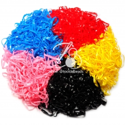 หนังยางรัดผม สีผสม 01 เส้นกลาง (1 กิโลกรัม) SKU-05322