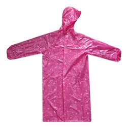 ชุดกันฝนเด็กพร้อมส่งสีชมพูกระดุมชั้นนอกลายการ์ตูนDoraemonโดราเอม่อน ลิขสิทธิ์แท้