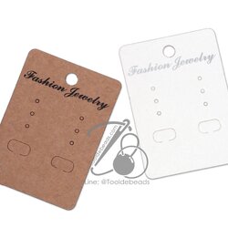 แป้นต่างหู ตัวโชว์ 50*70มม. (50 ชิ้น) SKU-12161