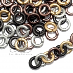 โซ่ต่อ 10มม. สีเมทาลิก (500 กรัม) SKU-04336