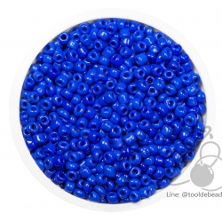 ลูกปัดเม็ดทราย 8/0 โทนด้าน สีน้ำเงินม่วง (450 กรัม) SKU-03946