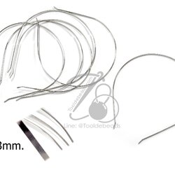 โครงที่คาดผม 3มม. ทรงเหลี่ยม (10 ชิ้น) SKU-13508