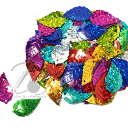 เลื่อมใบไม้ดิสโก้ 13*25มม. (10 กรัม) SKU-07131