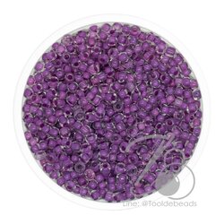 OK Brand ลูกปัดเม็ดทราย 8/0 สอดไส้ สีม่วง (450 กรัม) SKU-09031