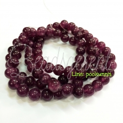 หิน amethyst 8มม. (46 เม็ด) SKU-00963