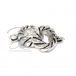 ลูกปัดโรเดียม 77 9มม. ตัวห้อยจี้ (1 ชิ้น) SKU-03530