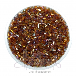 ปล้องสั้น โทนรุ้ง สีน้ำตาล (15 กรัม) SKU-03408