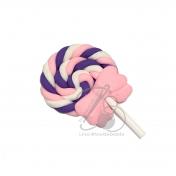 ดินปั้น 14 28*49มม. ลายลูกอมสีหวาน (1 ชิ้น) SKU-06507