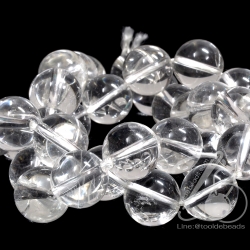 หิน Clear Quartz 12มม. (32 เม็ด) SKU-01027