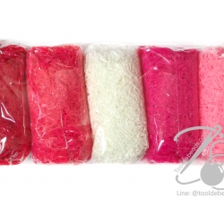 หนังยางรัดผม สีผสม 14 เส้นจิ๋ว (1 กิโลกรัม) SKU-05315