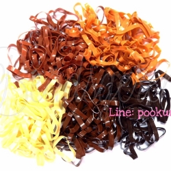 หนังยางรัดผม 3.5มม. สีผสม 02 เส้นใหญ่ (1 กิโลกรัม) SKU-05342