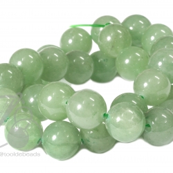 หิน Aventurine 12มม. (32 เม็ด) SKU-06220