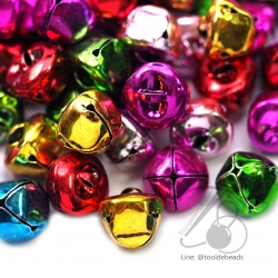 กระพรวนแอปเปิ้ล 15มม. คละสี (3 ชิ้น) SKU-04213