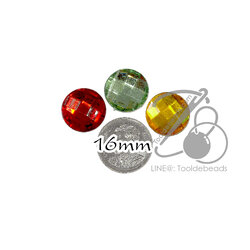 เพชรครึ่งซีก 16มม. ทรงกลม (20 ชิ้น) SKU-14092