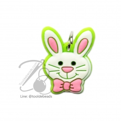 จี้ยาง ลายกระต่าย (1 ชิ้น) SKU-01276