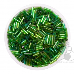 ปล้องยาว โทนรุ้ง สีเขียวเข้ม (100 กรัม) SKU-03556