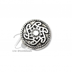 ลูกปัดโรเดียม 16 10มม. ทรงกลม (1 ชิ้น) SKU-03382