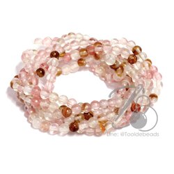 หิน Fire Cherry Quartz 4มม. (94 เม็ด) SKU-09299