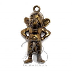 จี้อะคริลิค 33*57มม. ลายพระพิฆเนศ สีสนิม (500 กรัม) SKU-05886