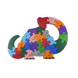 บล็อกไม้จิ๊กซอว์ไม้พร้อมส่ง หลายแบบ ตัวเลข ตัวอักษร หลากหลายสีสัน