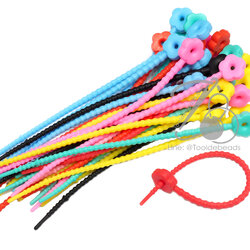 พวงกุญแจ ซิลิโคน 21ซม. ดอกไม้ คละสี (6 ชิ้น) SKU-14402