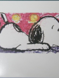 การ์ดสนูปปี้ ภาพวาดสีน้ำมัน