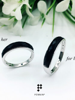 [SALE20%]แหวนนิล คลาสสิค หน้านิล 4mm เจียระไนเหลี่ยมตาข่าย ตัวแหวนเงินแท้ 92.5% ชุบทองขาว ไม่ลอกไม่ดำ ดึงดูดโชคลาภ ปกป้องคุ้มครอง