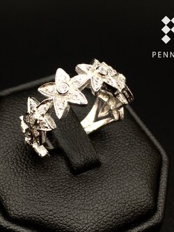 แหวนดาว6ดวงเพชร CZ