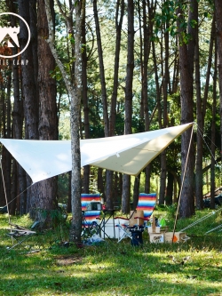 Castle Camp Tarp cotton canvas 3x3m.