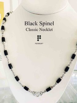 สร้อยคอนิลปล้องอ้อย 15 มิล หุ้มเงินแท้ 925 ชุบทองคำขาว ยาว 24 นิ้ว สวมหัวได้ สวยทน แข็งแรง