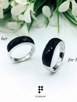 [SALE20%]แหวนนิล คลาสสิค หน้านิล 6mm เจียระไนเหลี่ยมตาข่าย ตัวแหวนเงินแท้ 92.5% ชุบทองขาว ไม่ลอกไม่ดำ ดึงดูดโชคลาภ ปกป้องคุ้มครอง