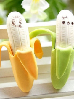 ยางลบแฟนซี กล้วย แพ็คคู่