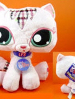 ตุ๊กตา LPS แมวสีชมพู ขนาด 9 นิ้ว (ของใหม่)