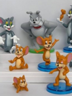 โมเดล Tom & Jerry ชุด 9 ตัว ขนาด 3 นิ้ว