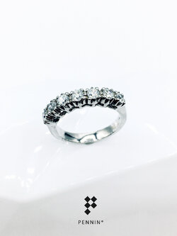 แหวนเพชรสวิส CZ 7 เม็ด Seven Diamond Ring ใส่สวยทุกโอกาส เสริมดวง นำโชค สิริมงคล
